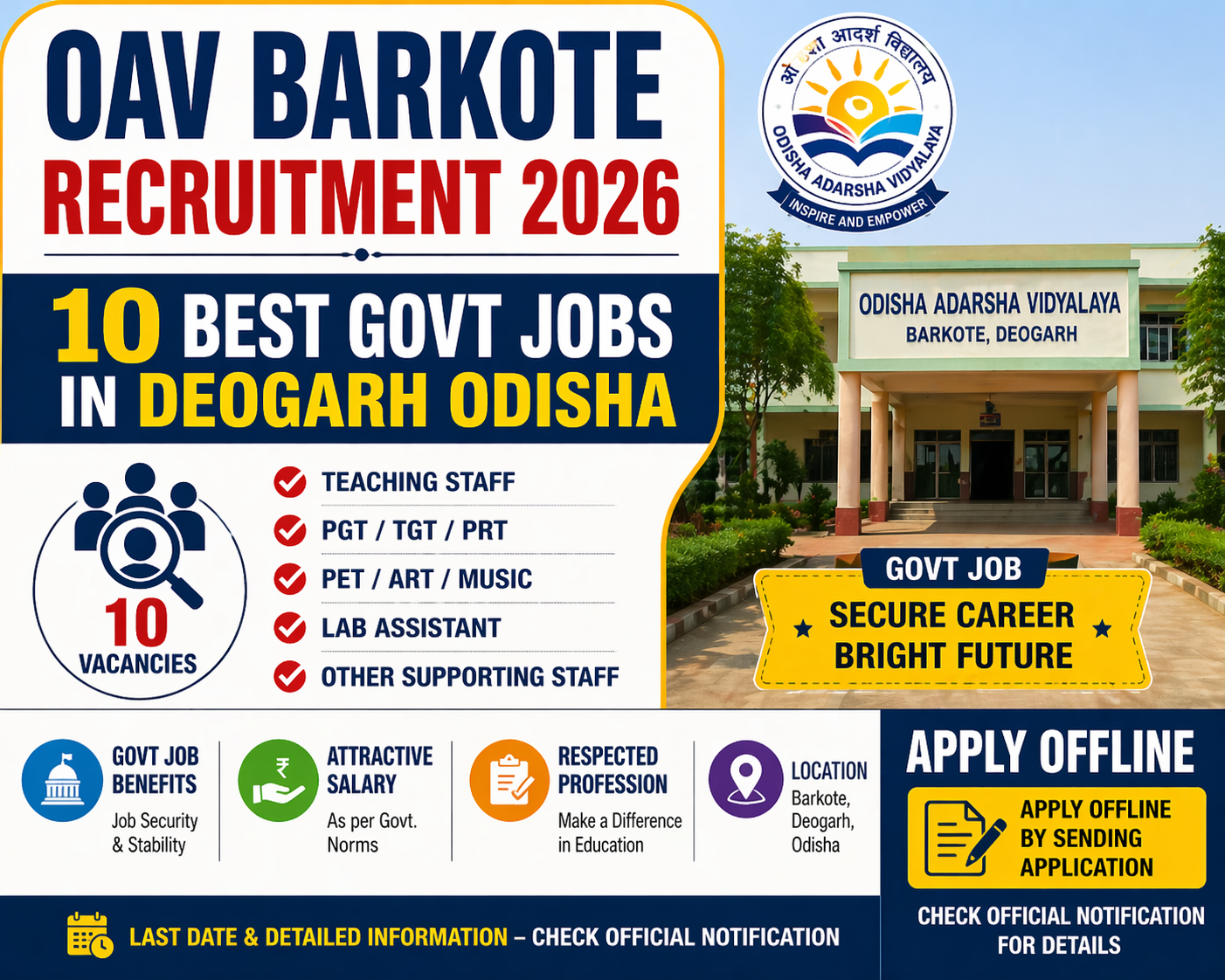 OAV Barkote Recruitment 2026