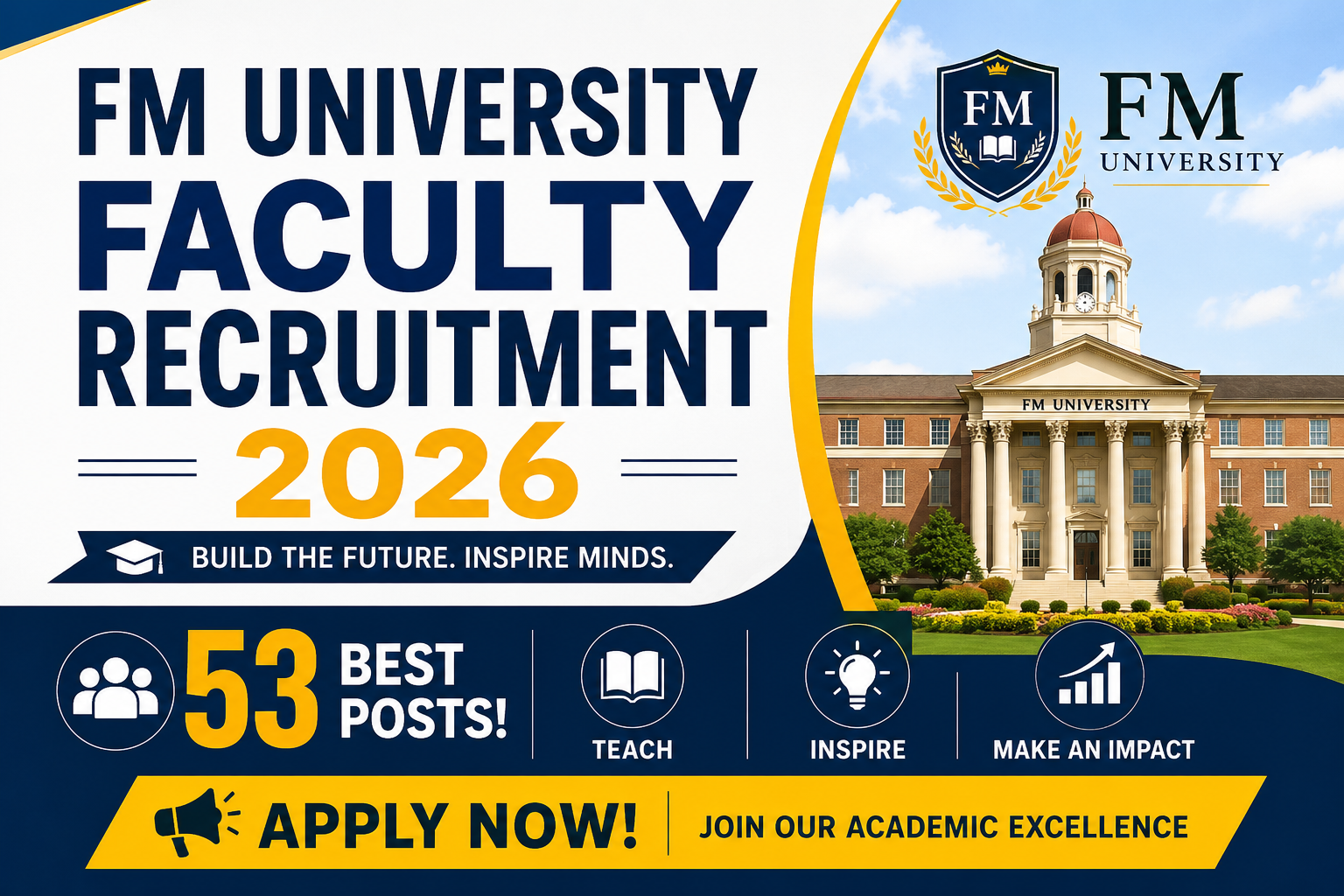 FM University Faculty Recruitment 2026