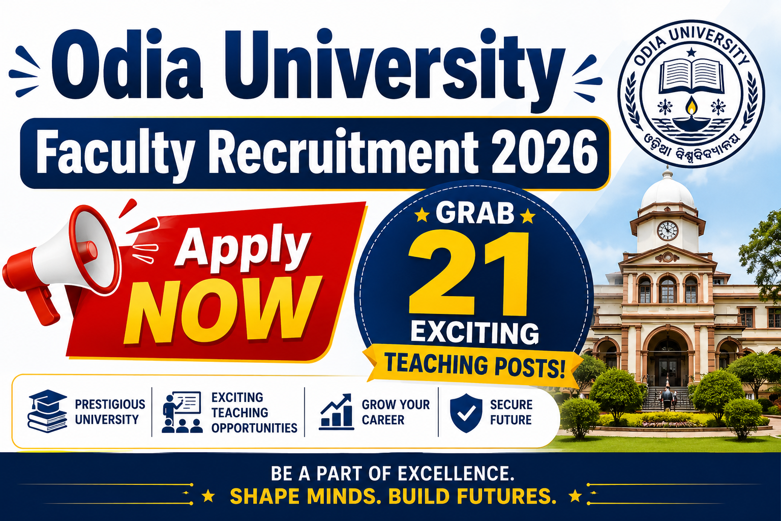 Odia University Faculty Recruitment 2026